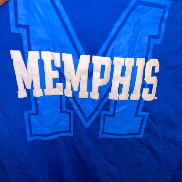 💙 University of Memphis Cold Shoulder Long Sleeve💙 - Picture 1 of 3